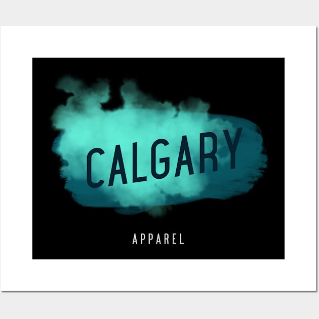 Calgary, Alberta, Canada Wall Art by Canada Tees